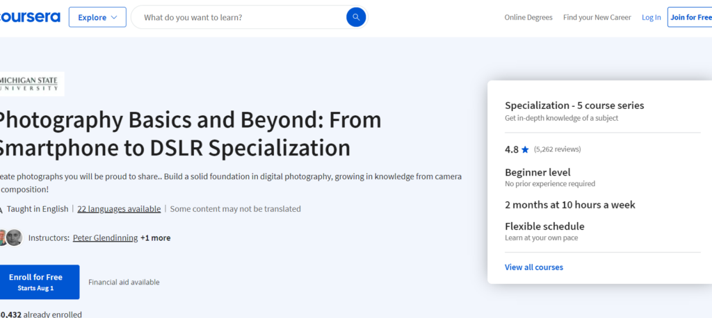10 Best Photography Courses Online On Udemy And Coursera